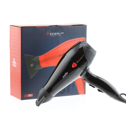 Hair dryer 2200W PROFILE DEWAL 03-120 Black